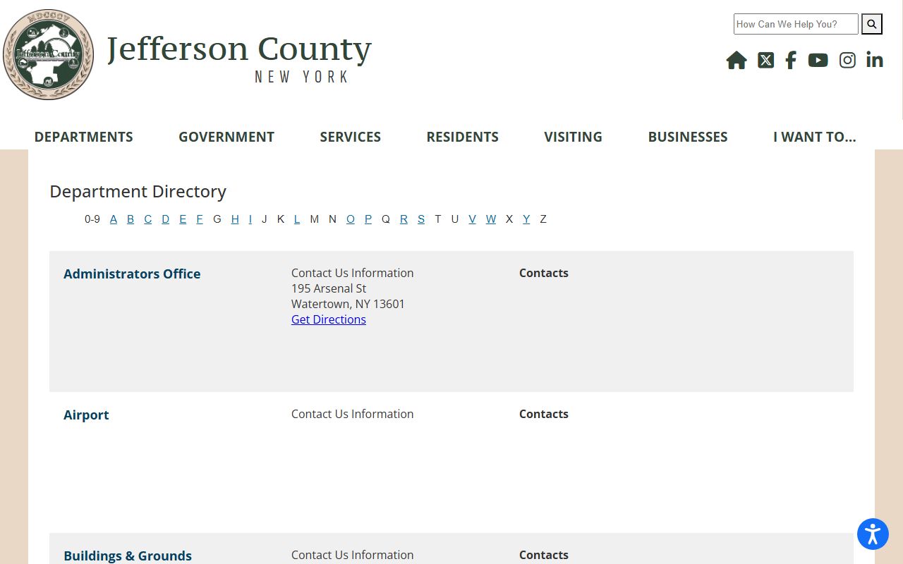 Jefferson County Clerk website for searching public records